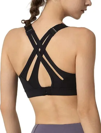 Sports Bra with Criss-Cross Back