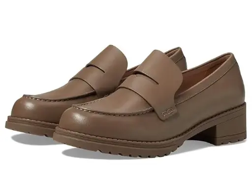 Faux Leather Loafers