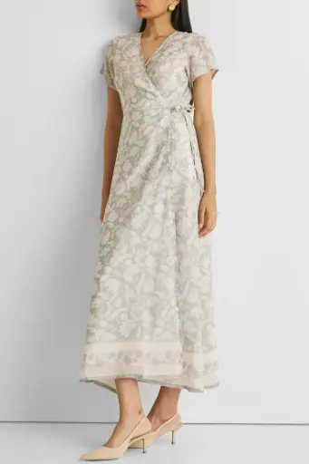 Floral Wrap Dress