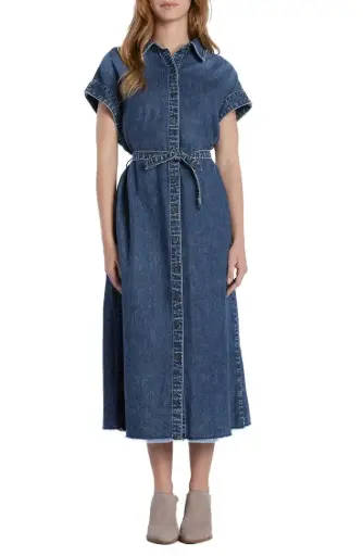 Denim Shirt Dress