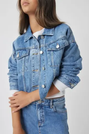 Cropped Denim Jacket